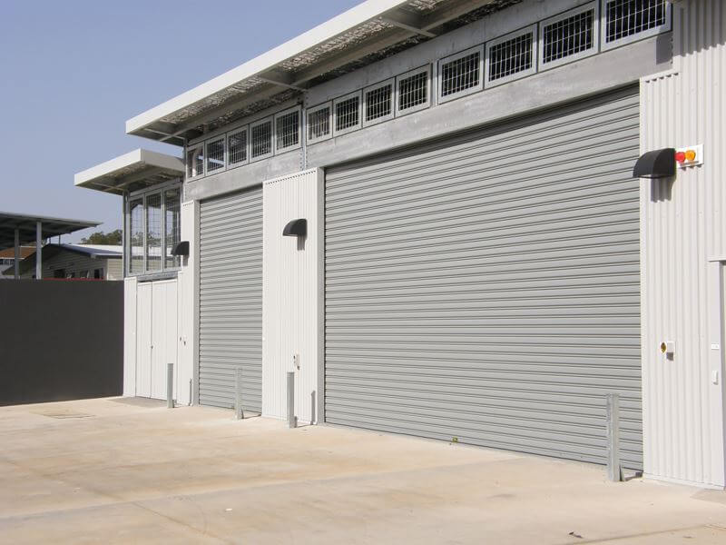 Shop roller shutters