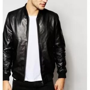 Men’s Leather Bomber Jackets