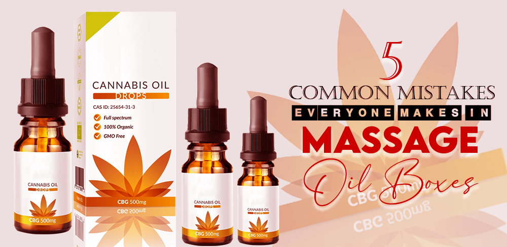 massage oil boxes