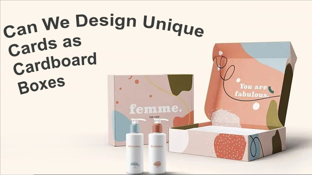card as cardboard boxes