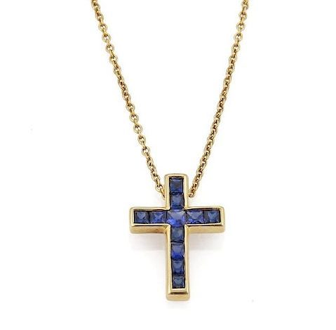 Tiffany cross necklace