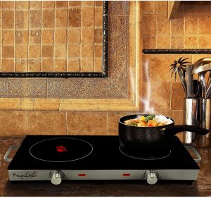 What are the drawbacks of fired cooktops?