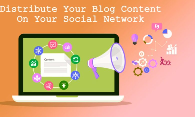 Distribute Content on Social Networks