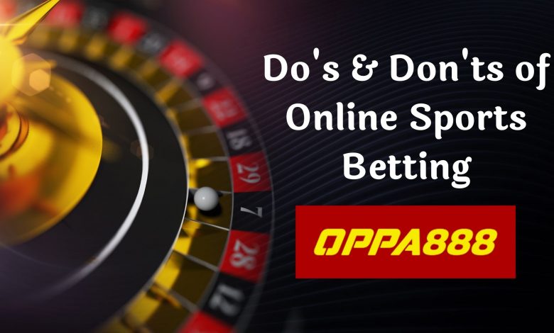 Do's & Don'ts of Online Sports Betting
