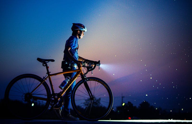 The uses of bicycle lights