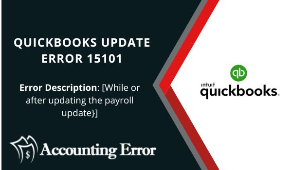 QuickBooks Update Error 15101