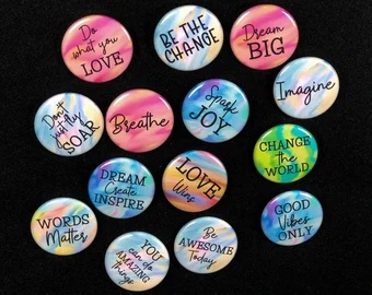 custom button pins