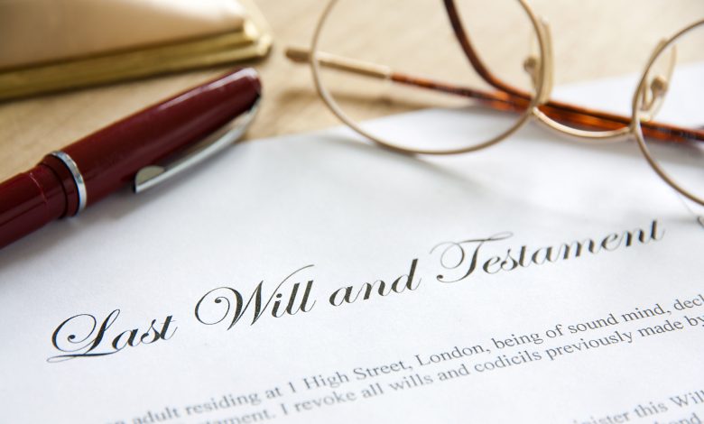 last will and testament