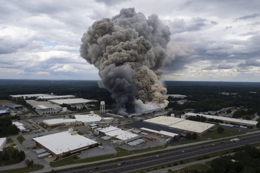 Rockdale County chemical plant fire